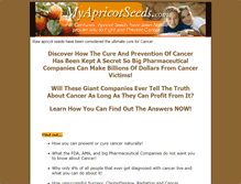 Tablet Screenshot of myapricotseeds.com